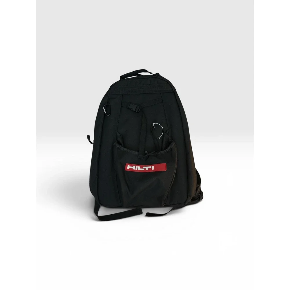 Hilti Professional Tool Backpack Black Red Heavy Duty Multi-Pocket Organizer Bag